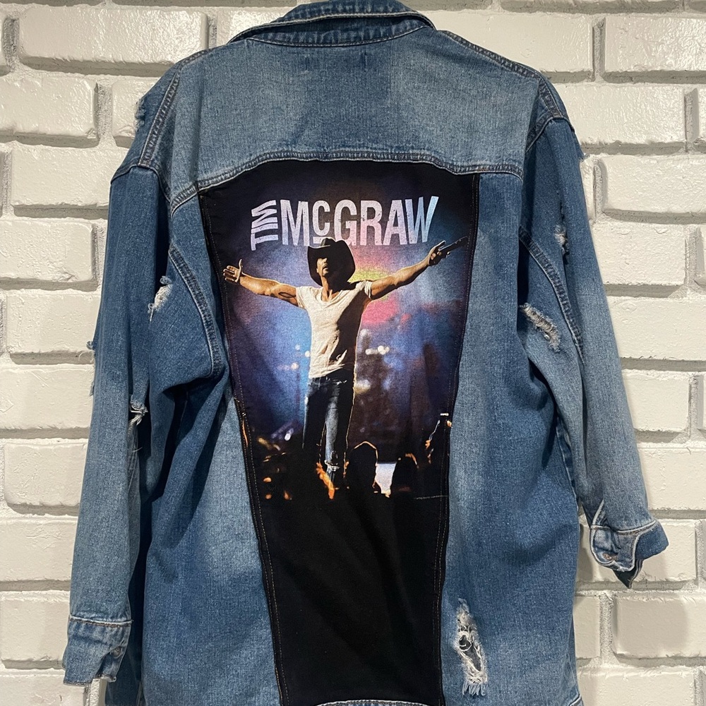 Tim McGraw Custom Denim Jacket